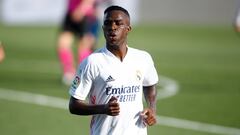 Vinicius, con el Real Madrid. 