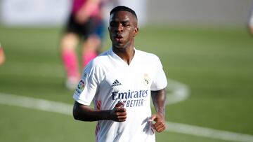 Vinicius, con el Real Madrid.