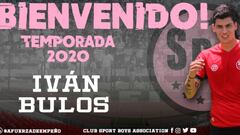 Oficial: Iván Bulos es el nuevo fichaje de Sport Boys