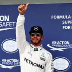 Pole 50 de Hamilton: "Me quito el sombrero con Mercedes"