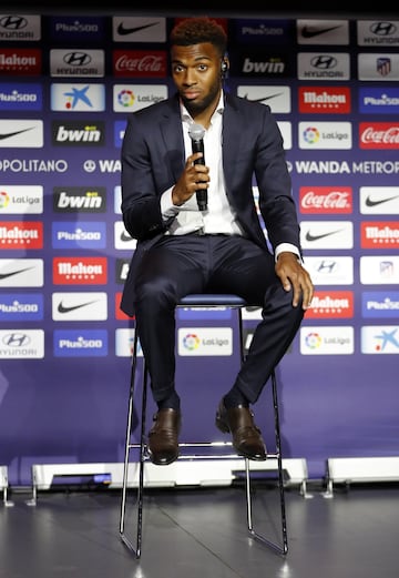 La presentación de Lemar, nuevo fichaje del Atlético, en imágenes