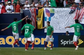 En la Copa Oro 2009, EEUU y México se enfrentaron en la final y el Tricolor le pasó por arriba con un claro 0-5.