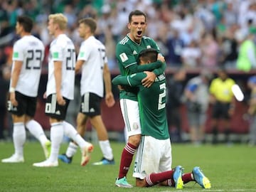 Rafa Márquez jugó el 17 de junio de 2018 en la victoria de México ante Alemania en Rusia 2018, sumando así cinco participaciones en Mundiales.