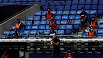 20/06/20 PARTIDO PRIMERA DIVISION 
 ESPANYOL - LEVANTE
 CORONAVIRUS COVID19
 PACO LOPEZ