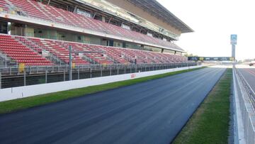 As&iacute; est&aacute; quedando el nuevo asfalto del circuito de Montmel&oacute;.