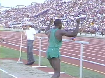 Carl Lewis, in 1982.