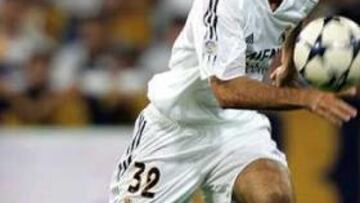 <b>PRIMER EQUIPO.</b> Juanfran ya sabe lo que es jugar con el primer equipo del Real Madrid.