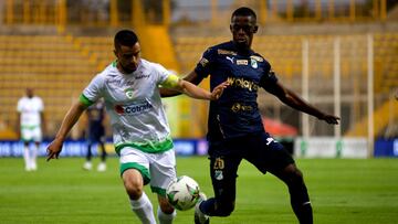 La Equidad ante Deportivo Cali en el estadio de Techo