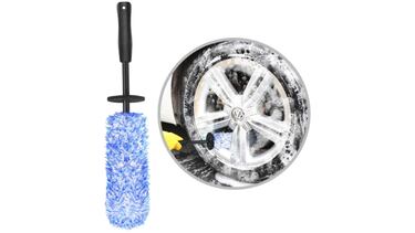 Este cepillo limpiallantas elimina la suciedad sin dañar el coche