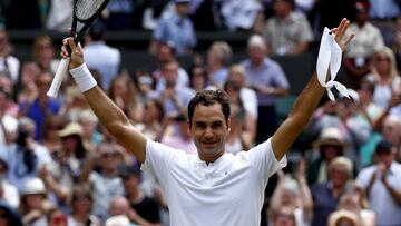 Federer reina en Wimbledon