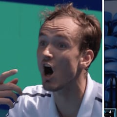 La brutal bronca entre Medvedev y su entrenador que acabó dejando la pista