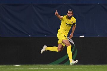 2-0. Ra¨²l Albiol celebr¨® el segundo gol.