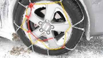 Cuándo es obligatorio poner las cadenas de nieve en el coche