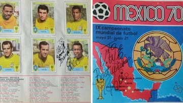 Subastan un &aacute;lbum de cromos del Mundial de M&eacute;xico de 1970 por 12.000 euros.