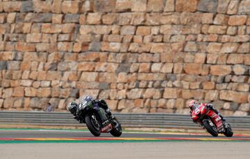 Maverick Viñales y Andrea Dovizioso. 