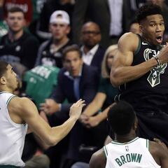 Antetokounmpo, el jugador más eficaz en los finales apretados