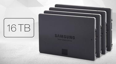 Samsung presenta un disco duro SSD de 16 TB