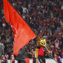 Afición del Atlas festejó pase a la final en la Glorieta de los Niños Héroes