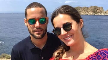 Mario Suárez y Malena Costa en Mallorca