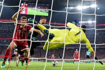 Keylor Navas, Sergio Ramos y Thomas Mueller.