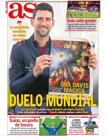 Las portadas de AS de noviembre