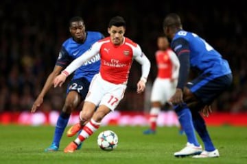 Arsenal y Alexis Sánchez enfrentaron a Champions League.