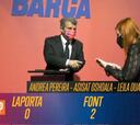 La 'pregunta trampa' sobre el Barça Femenino que complicó a Laporta antes de las elecciones