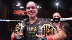 Amanda Nunes, tras el UFC 250.