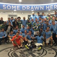 El Manchester City le dedica el triunfo al hijo de Silva: "Por Mateo"