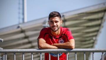 Carles Gil, en una foto de archivo de su etapa en el Deportivo.