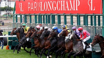 Vuelven las carreras al hipódromo de Longchamp