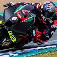 Dovizioso completa en Jerez su primer test con Aprilia