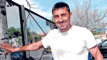 <b>ENCHUFADO. </b>Ionel Danciulescu, que saldrá de titular esta tarde contra el Levante, ayer.