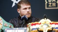 Canelo Álvarez en conferencia de prensa