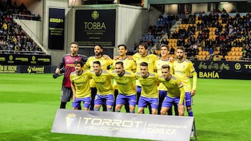 15/11/2018 JORNADA 15 LIGA 123 PARTIDO CADIZ-LAS PALMAS ONCE DEL CADIZ