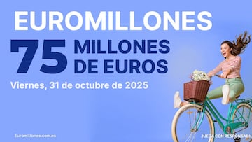 Euromillones: comprobar los resultados del sorteo de hoy, viernes 31 de octubre