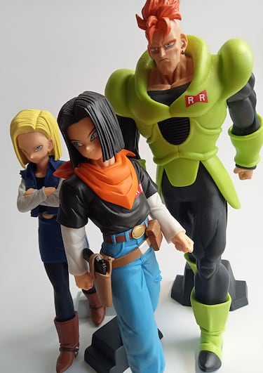 Los Androides 16, 17 y 18 en tres figuras imprescindibles para amantes de ‘Dragon Ball Z’