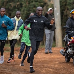 Kipchoge: "Hay más dolor al entrenar que en la maratón"