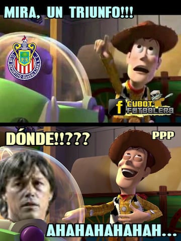 A reír un rato con los memes del Chivas vs Cruz Azul