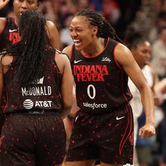 Calmed by her coaches in the face of Caitlin Clark’s intensity in the Fever-Aces duel: Aari McDonald steps up to the plate