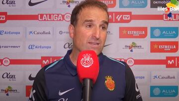 Jagoba Arrasate, entrenador del RCD Mallorca tras empatar 0-0 en Son Moix ante el Athletic Club.