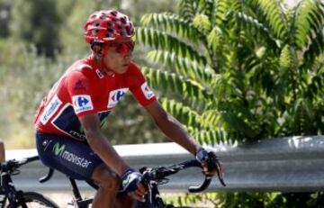 Nairo Quintana mantuvo la camiseta de líder en la etapa 20 de la vuelta a España y es el campeón virtual.