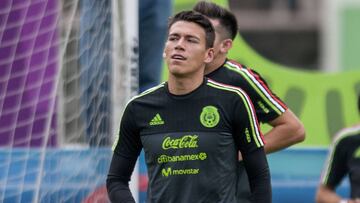 Héctor Moreno, con tratamiento especial de cara al juego contra Portugal