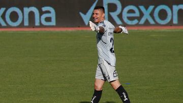 Futbol, Universidad de Chile vs Union Espanola.
Fecha 6, campeonato Nacional 2022.
El jugador de Universidad de Chile Cristobal Campos celebra tras el partido de primera division contra Union Espanola realizado en el estadio Elias Figueroa de Valparaiso, Chile.
27/03/2022
Raul Zamora/Photosport
Football, Universidad de Chile vs Union Espanola.
6th date, 2022 National Championship.
Universidad de Chile’s player Cristobal Campos celebrates after the first division football match against Union Espanola held at the Elias Figueroa stadium in Valparaiso, Chile.
27/03/2022
Raul Zamora/Photosport