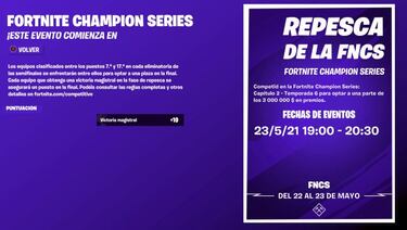 FNCS Temporada 6 de Fortnite, Semifinales y fase de repesca: fechas, horarios y cómo conseguir drops de Twitch