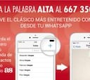 Vive el Clásico más entretenido con AS desde tu WhatsApp