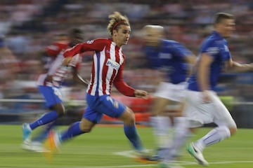 Griezmann in action against Leicester