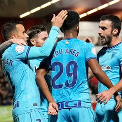 Aprobados y suspensos del Athletic: los goles de Adu Ares para endulzar un mero trámite