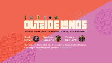 Childish Gambino, Paul Simon, Twenty One Pilots encabezar&aacute;n el festival de m&uacute;sica que se llevar&aacute; a cabo en el Golden Gate Park en San Francisco del 9 al 11 de agosto.