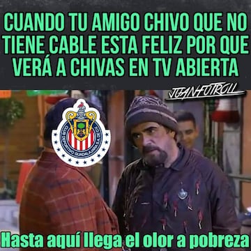 Los memes se desatan con la llegada de Chivas a TV Azteca